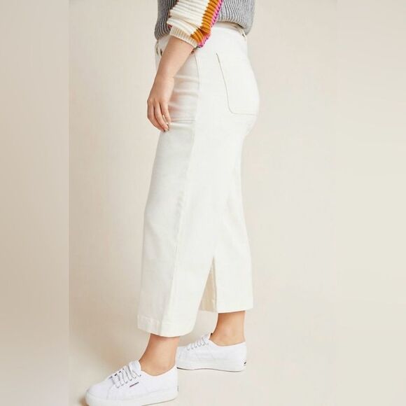 DL1961 x Mariana Hewitt Hepburn High Rise Wide Leg Jeans in Sutter - Picture 3 of 10